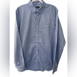 Gap | Men’s Blue Dress Shirt, Wrinkle Resistant | Size XL